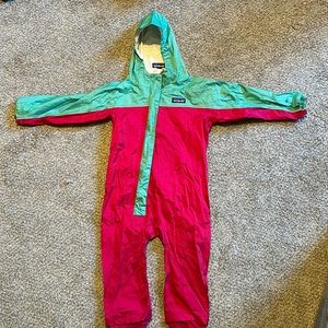 Patagonia infant/toddler rain suit